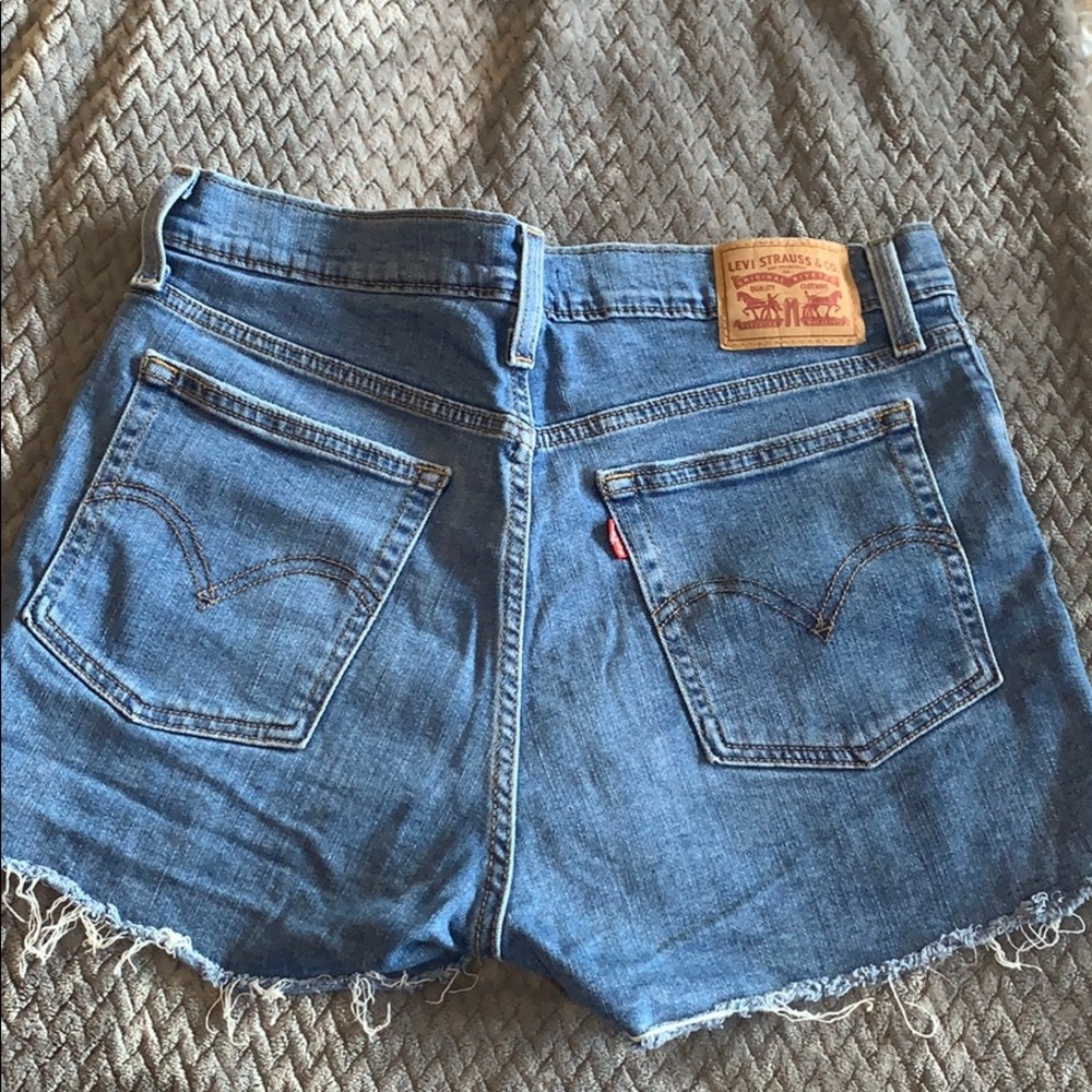Levi’s high rise cutoff shorts
